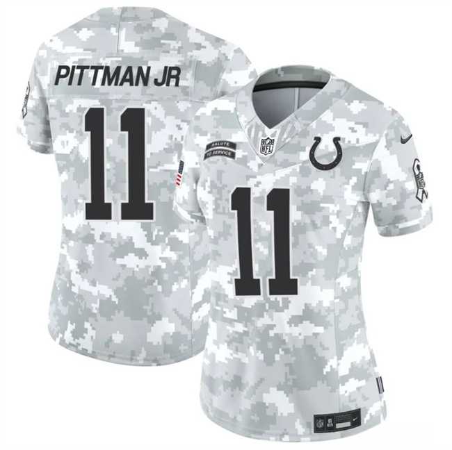 Womens Indianapolis Colts #11 Michael Pittman Jr. 2024 F.U.S.E Arctic Camo Salute To Service Limited Stitched Jersey Dzhi->indianapolis colts->NFL Jersey